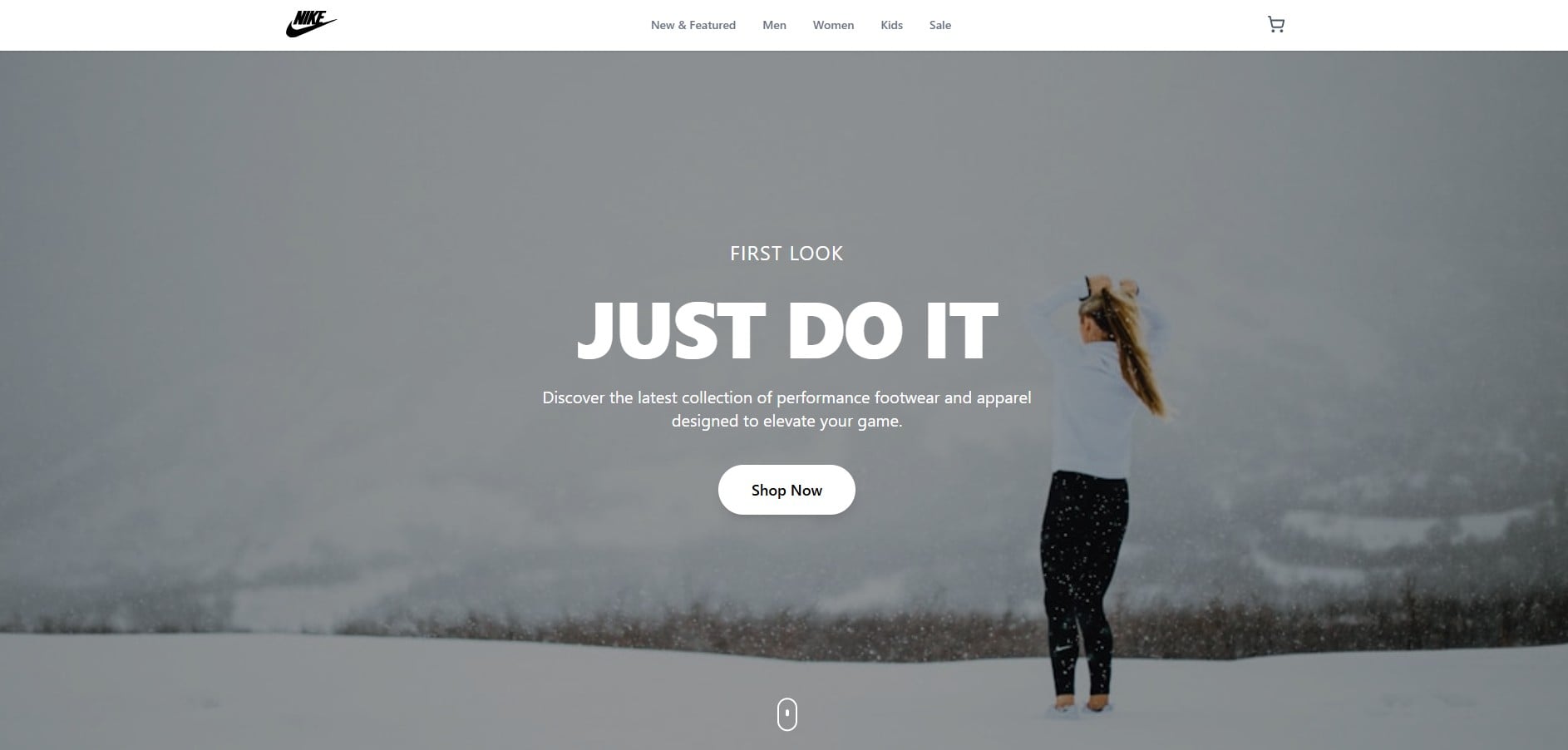 Simple Nike Landing Page